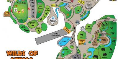 Karte Dallas zoo